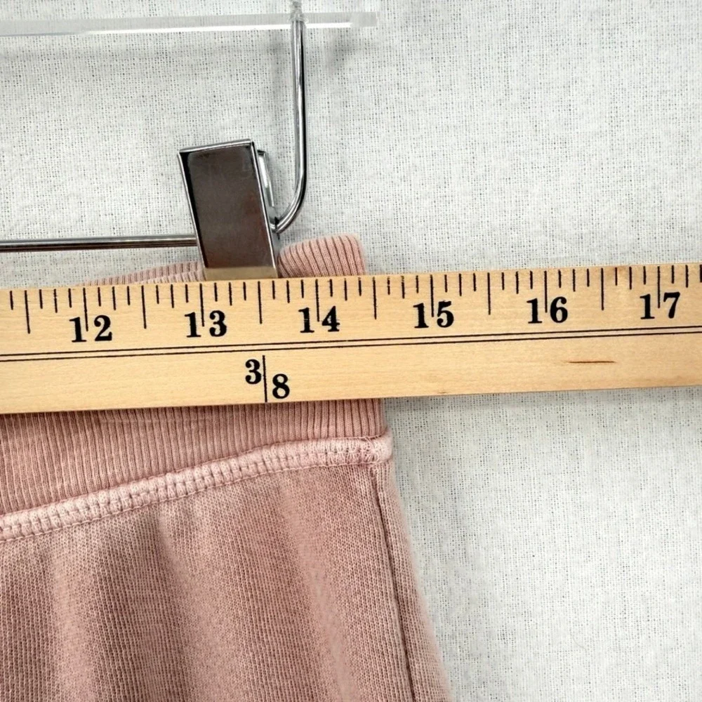 OUTERKNOWN Organic Cotton Jogger Sweatpant Medium Pink Drawstring Athleisure - Picture 8 of 14